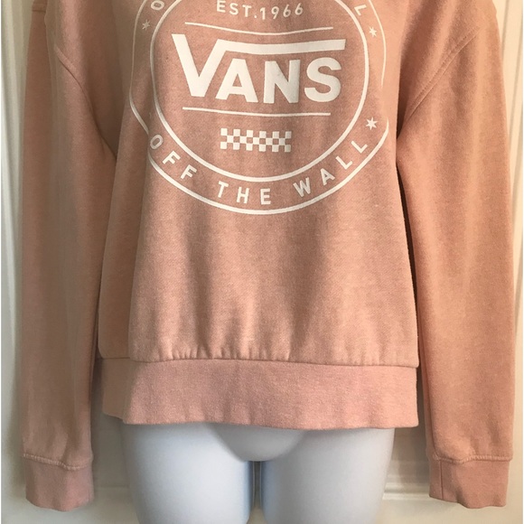 VANS Off the Wall Brand pink cotton/poly blend crewneck sweatshirt size S in EUC - Picture 10 of 16